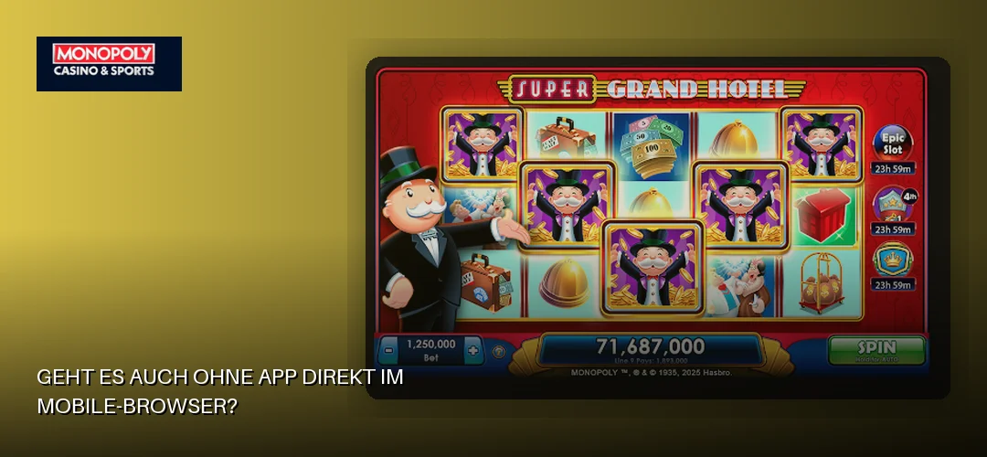 Monopoly Casino promotional banner